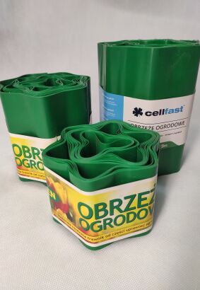 Obrzeże trawnikowe zielone 15cm x 9m