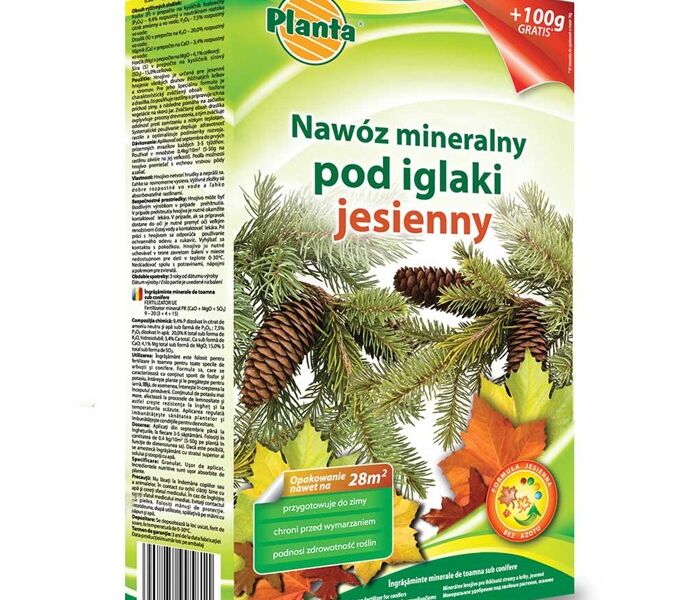 Nawóz Planta jesienny pod iglaki 1kg + 100g gratis