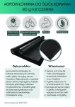Agrowłóknina czarna Wigo-garden 2% UV 80g/m2 160cm 10mb - 2