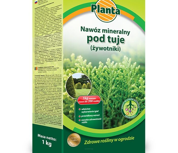 Nawóz mineralny pod tuje Planta 1kg