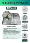 Plandeka PE 120g/m2 PROFI 3x3 - 2