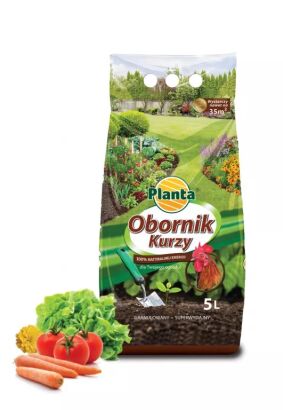 Nawóz naturalny Obornik kurzy granulowany 5 litrów