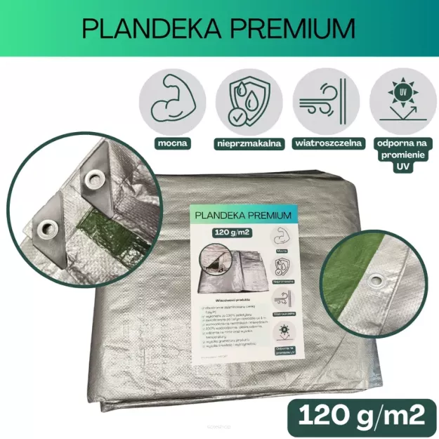 Plandeka PE 120g/m2 PROFI 4x5