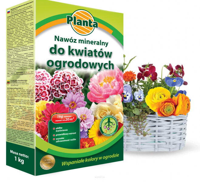 Nawóz mineralny do kwiatów ogrodowych 1kg