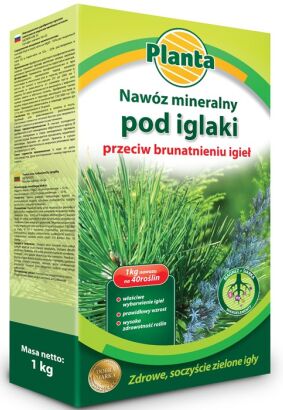 Nawóz mineralny przeciw brunatnieniu igieł Planta 1kg