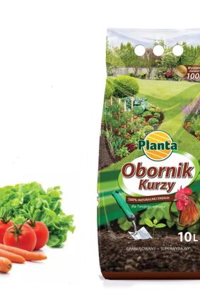 Nawóz naturalny Obornik kurzy granulowany 10 litrów