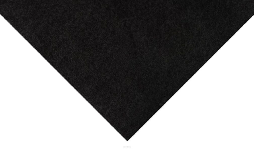 Włóknina meblarska Fibertex 125g/m2 czarny 1,6x100m gładki