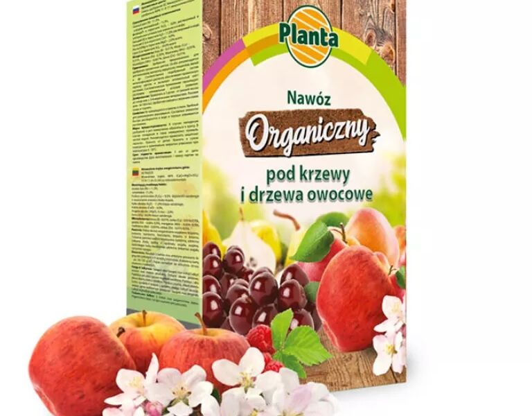 Nawóz organiczny planta pod krzewy i drzewa owocowe 1,8kg