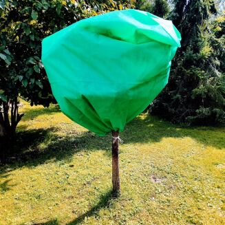 Zimowy kaptur ochronny Agro-worek zielony 155x150cm 1 szt - 2