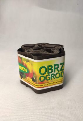 Obrzeże trawnikowe brązowe 15cm x 9m