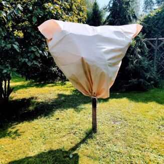 Zimowy kaptur ochronny Agro-worek beżowy 155x150cm 1 szt - 2